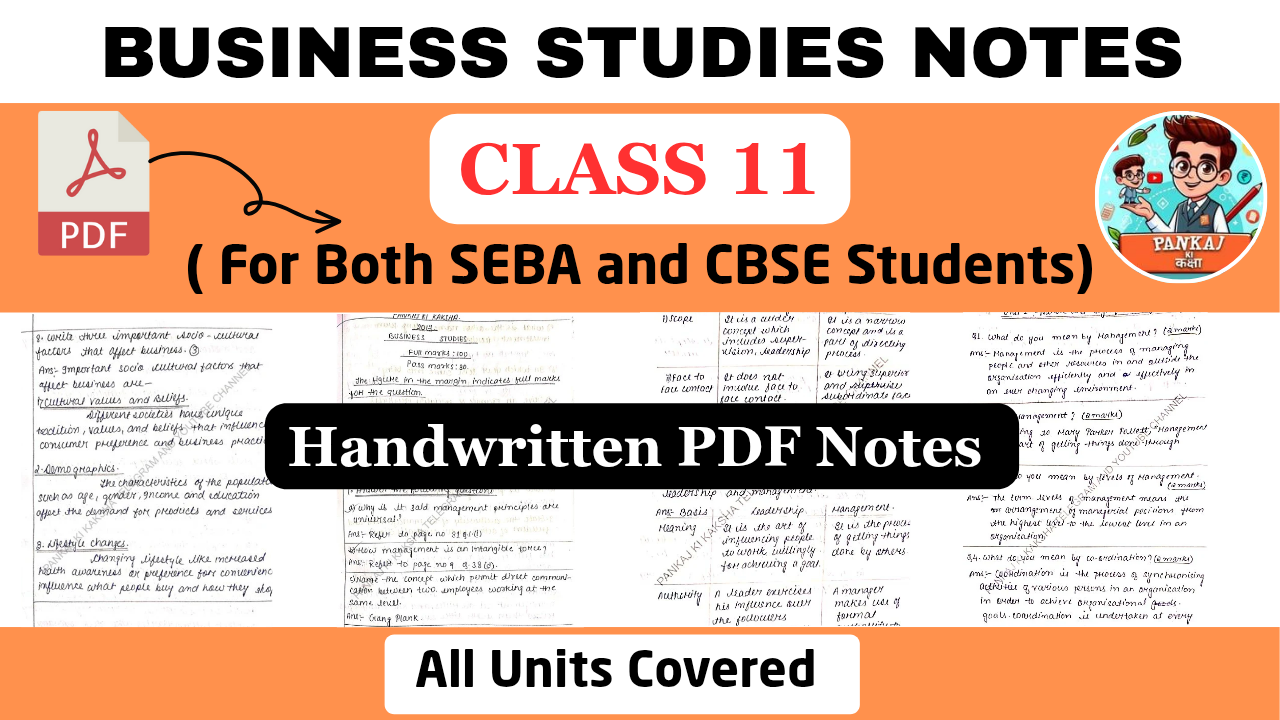 Business Studies Study Materials (Class 11)