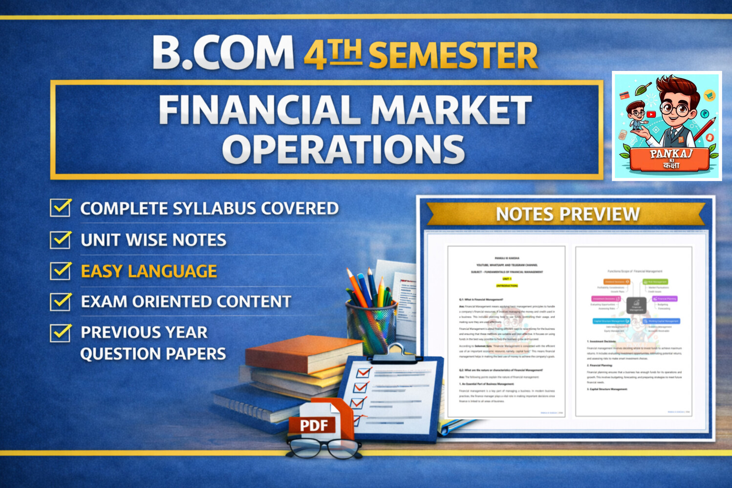 Financial Market Operations (B.com 4th Semester)