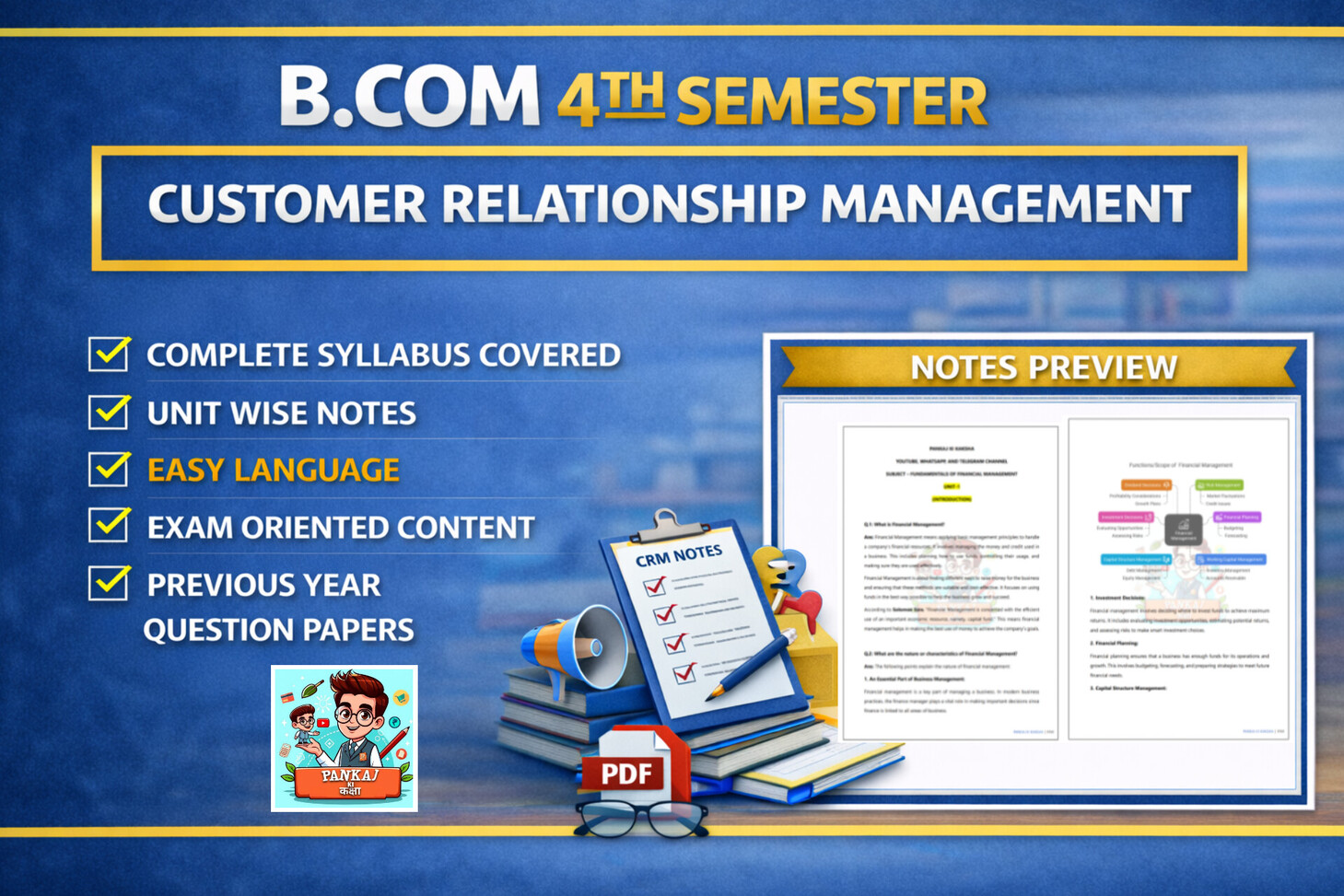 Customer Relationship Management (B.com 4th Semester)