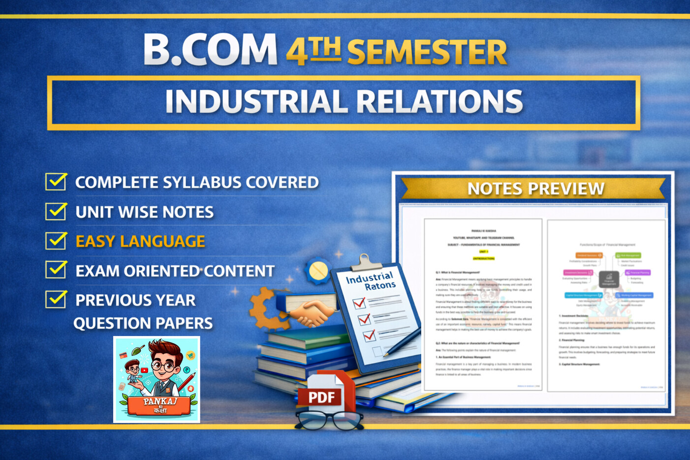 Industrial Relations (B.com 4th Semester)
